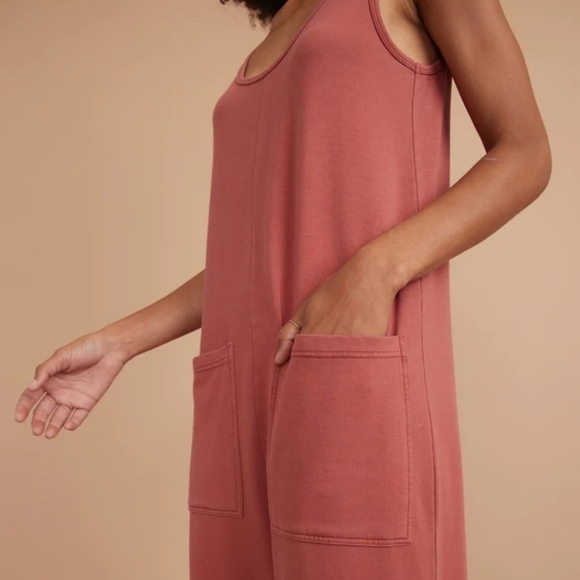 Marine layer Offline Jumpsuit in Rosewood - Picture 4 of 5